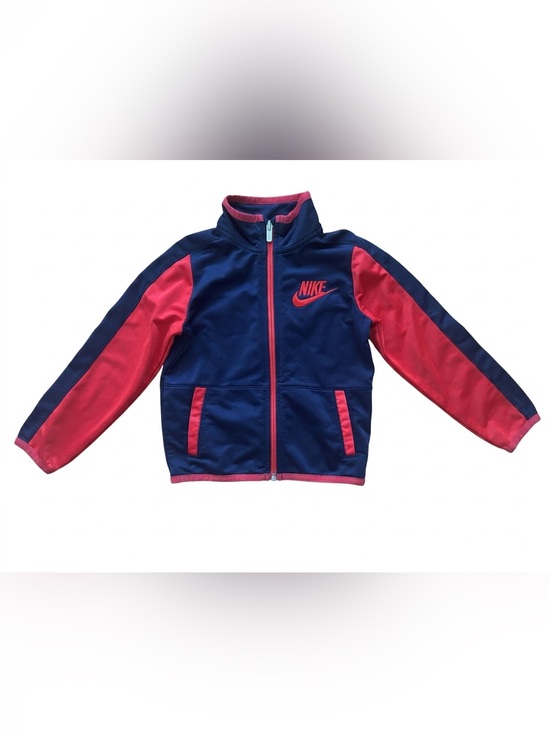 Nike Other - Nike Toddler Tracksuit Zip Up Jacket Navy Blue/Red 3T